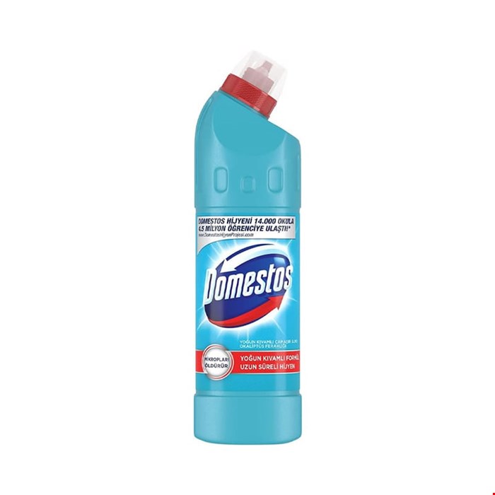 مایع جرمگیر و سفیدکننده دامستوس آبی ترکیه مدل Domestos Eucalyptus Freshness 