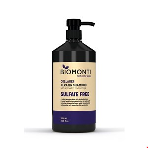 شامپو بدون سولفات ضد ریزش بیومونتی حاوی کلاژن 1000 میل مدل  Biomonti  Collagen 