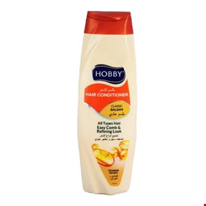 نرم کننده موی سر هوبی حاوی ویتامین و کراتین برای انواع مو 600 میل HOBBY