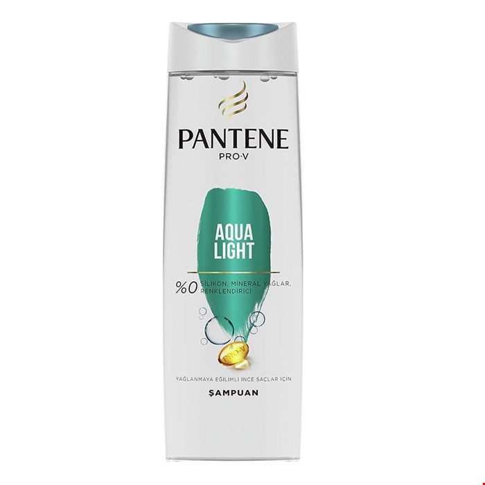 شامپو پنتن موهای چرب 300 میل مدل PANTENE Aqua Light  