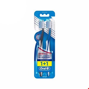 مسواک اورال بی برس متوسط دوقلو مدل Oral-B Pro Expert 1+1