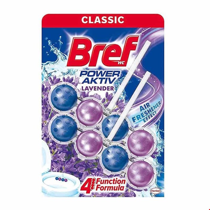 خوشبو کننده برف توپی مناسب توالت فرنگی با رایحه اسطوخودوس 8 تایی Bref