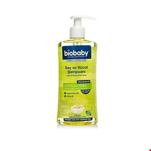 شامپو سر و بدن کودک ارگانیک 500 میل بیو بیبی BioBaby