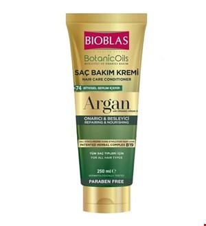  ماسک موی بیوبلاس آرگان  حجم 250 میل مدل  BIOBLAS SAC BAKIM KREMI 