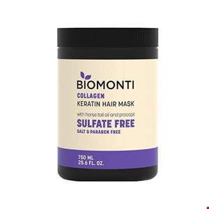 ماسک مو بیومونتی بدون سولفات حاوی کلاژن حجم 750 میل BIOMONTI COLLAGEN