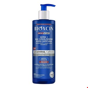 شامپو ضد ریزش و ضد شوره مو مردانه بیوکسین مناسب برای انواع مو حجم 500 میل Bioxcin
