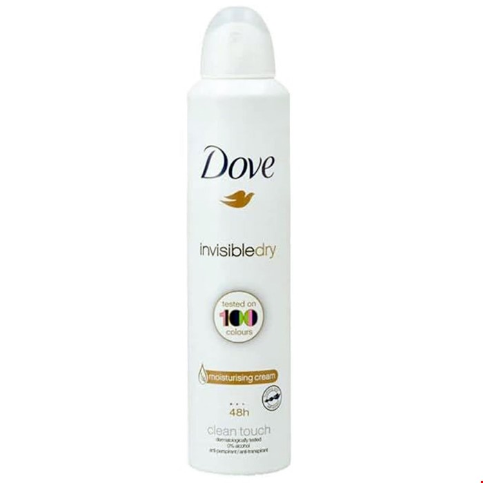 اسپری ضد تعریق داو مدل کلین تاچ حجم 250 میل Dove invisibledry