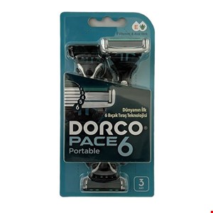خودتراش ژیلت دورکو 6 تیغ 3 عددی وکیوم DORCO
