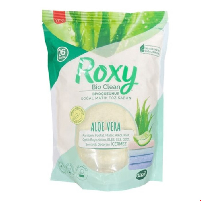 پودر صابون ماشین لباسشویی و دستی رکسی با عصاره آلوئه ورا 800 گرم ROXY