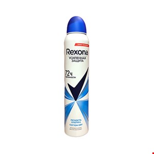 اسپری رکسونا زنانه روسی 72 ساعته 200 میلی Rexona ЛЕГКОСТЬ ХЛОПКА