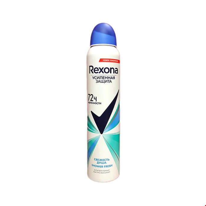 اسپری رکسونا زنانه روسی 72 ساعته 200 میلی Rexona СВЕЖЕСТЬ ДУША