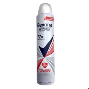 اسپری رکسونا زنانه Antibacterial Protection ماندگاری 72 ساعته 200 میلی Rexona 