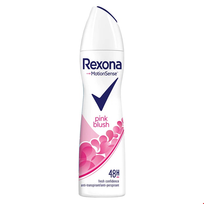 اسپری رکسونا زنانه pink blush ماندگاری 48 ساعته 200 میلی Rexona