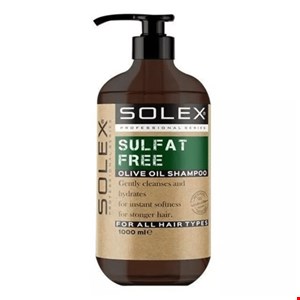 شامپو بدون سولفات سولکس حاوی روغن زیتون 1000 میل SOLEX