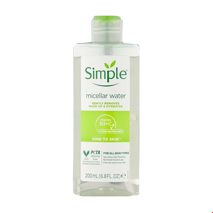 میسلار واتر سیمپل Simple Micellar Water 200Ml