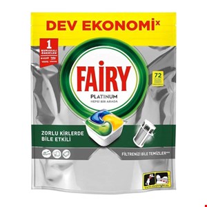قرص ماشین ظرفشویی فیری پلاتنیوم 72 عددی FAIRY platinum