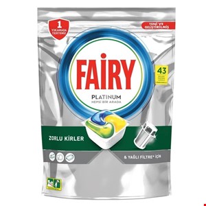 قرص ماشین ظرفشویی فیری پلاتنیوم 43 عددی FAIRY platinum