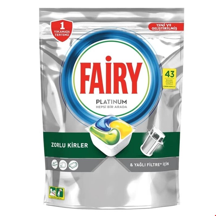 قرص ماشین ظرفشویی فیری پلاتنیوم 43 عددی FAIRY platinum