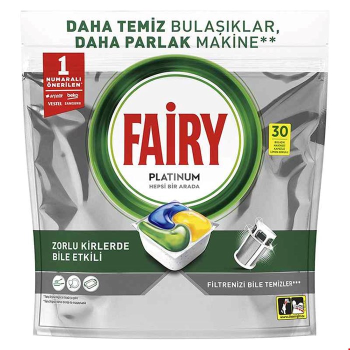 قرص ماشین ظرفشویی فیری پلاتنیوم 30 عددی FAIRY platinum