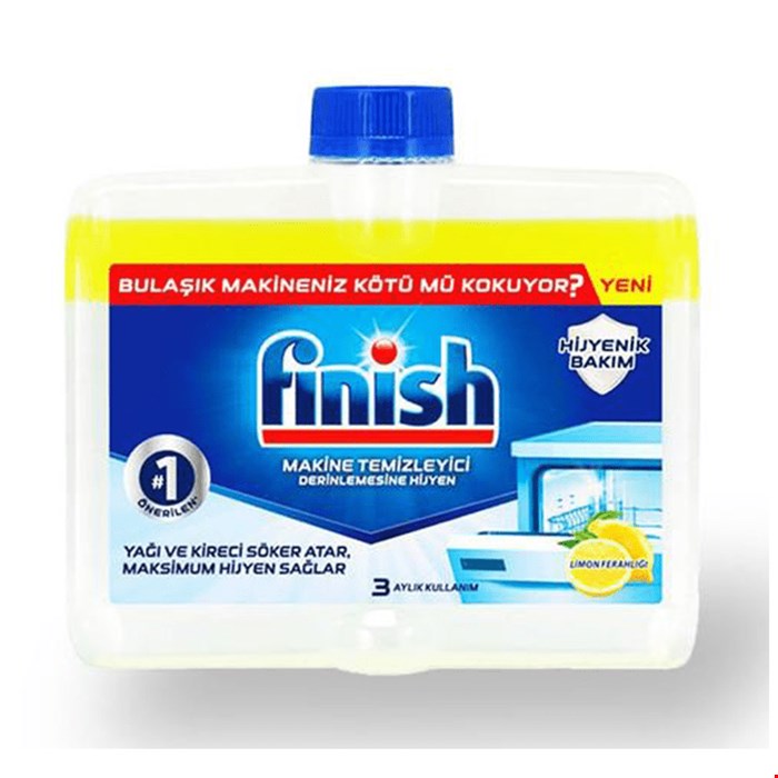 جرمگیر ماشین ظرفشویی فینیش زرد 250 میل Finish