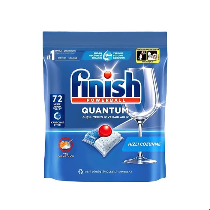 قرص ماشین ظرفشویی فینیش 72 عددی Finish QUANTUM