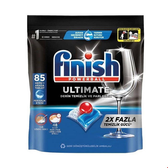 قرص ماشین ظرفشویی فینیش التیمیت 85 عددی finish Ultimate 
