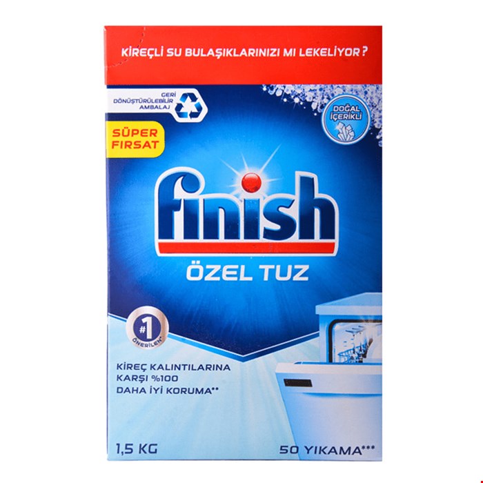 نمک ماشین ظرفشویی فینیش 1500 گرم مدل 1 Finish