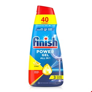 ژل ماشین ظرفشویی فینیش 1000 میل مدل Finish limon kokulu