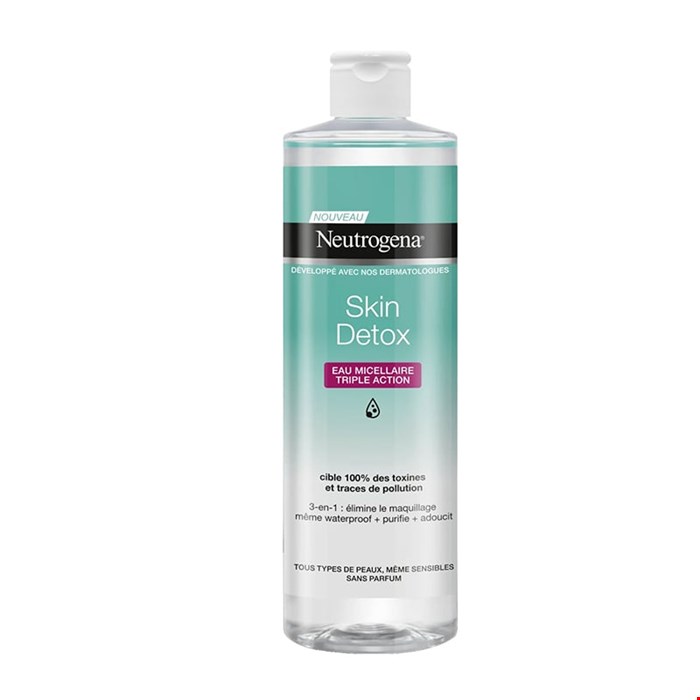 میسلار واتر آرایش پاک کن نوتروژینا حجم 400 میل مدل Neutrogena Skin Detox