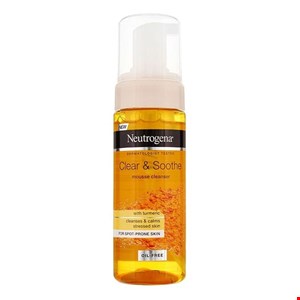 فوم شستشوی صورت نوتروژینا عصاره زردچوبه 150میل مدل Neutrogena clear and soothe 