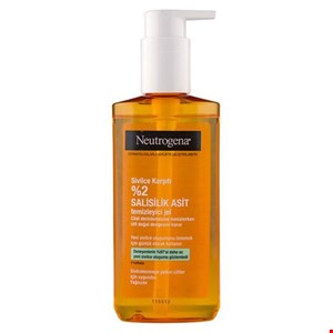 ژل شستشوی صورت نوتروژینا %2 اسید سالسیلیک 200 میل مدل Neutrogena sivilce karşıtı 2% salisilik asit