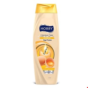 شامپو سر هوبی حاوی پروتئین تخم مرغ مناسب موهای خشک و آسیب دیده 600 میل HOBBY