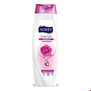 شامپو سر هوبی حاوی عصاره گل رز برای حجم دهنده مو 600 میل HOBBY