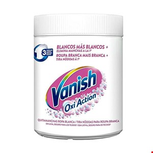 پودر لکه بر لباس ونیش مناسب لباس های سفید 450 گرم vanish
