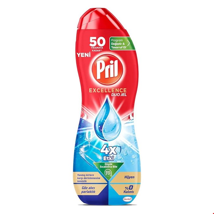 ژل ماشین ظرفشویی دوفاز پریل مدل Pril Hijyen 
