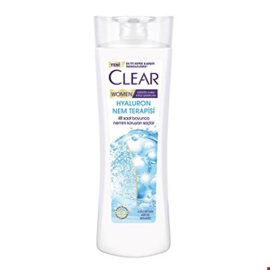 شامپو کلیر زنانه ترکیه ضد شوره و آبرسان 350 میل ( HYALURON NEM TERAPISI ) CLEAR