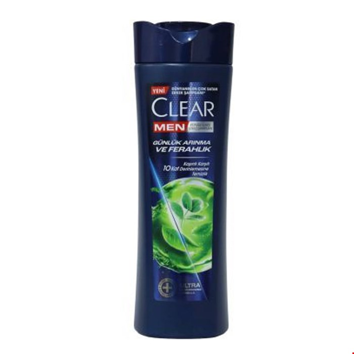 شامپو کلیر مردانه ترکیه ضد شوره سدر و اکالیپتوس 350 میل (gunluk arinma ve frahlik) CLEAR