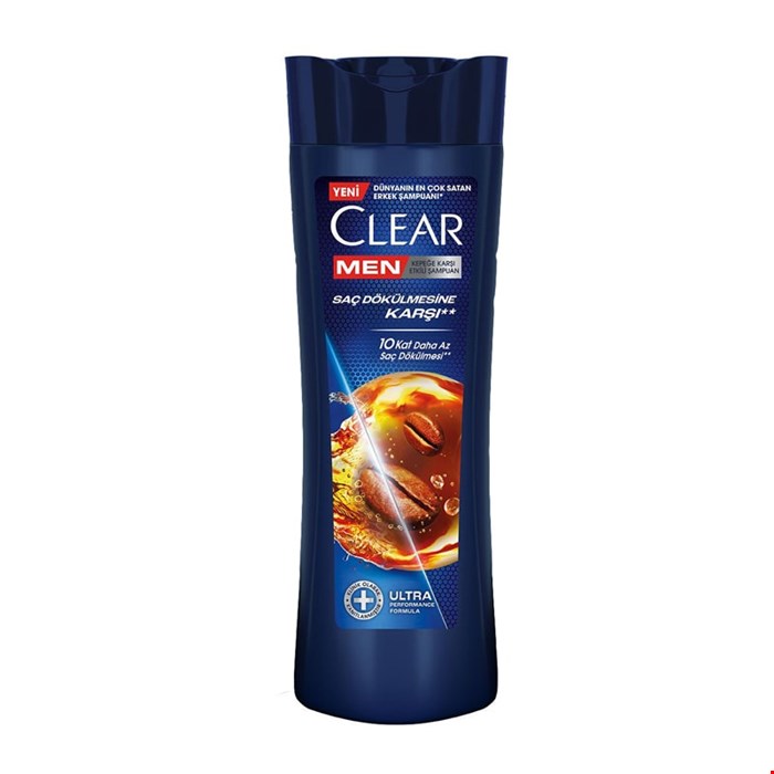 شامپو کلیر مردانه ترکیه ضد شوره ضد ریزش 350 میل (SAC DOKULME) CLEAR