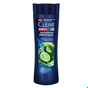 شامپو کلیر مردانه ترکیه ضد شوره موهای چرب 350 میل (MAKSIMUM FERAHLIK) CLEAR