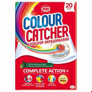 دستمال محافظ رنگ لباس ماشین لباسشویی کالرکاچر K2r Colour Catcher 