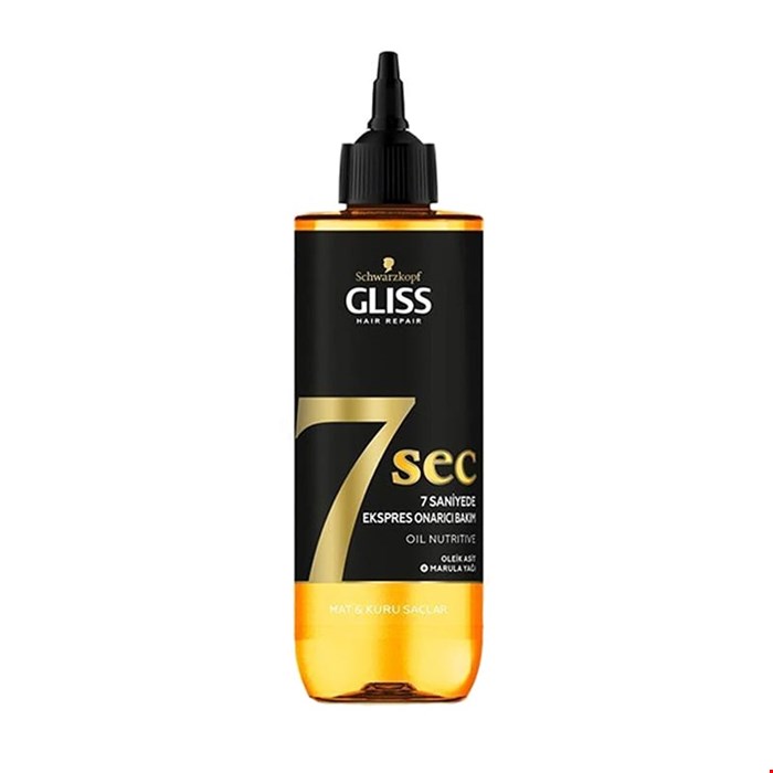 سرم مو 7 ثانیه گلیس مناسب موهای خشک و مات 200 میل مدل GLISS mat & kuru saclar 