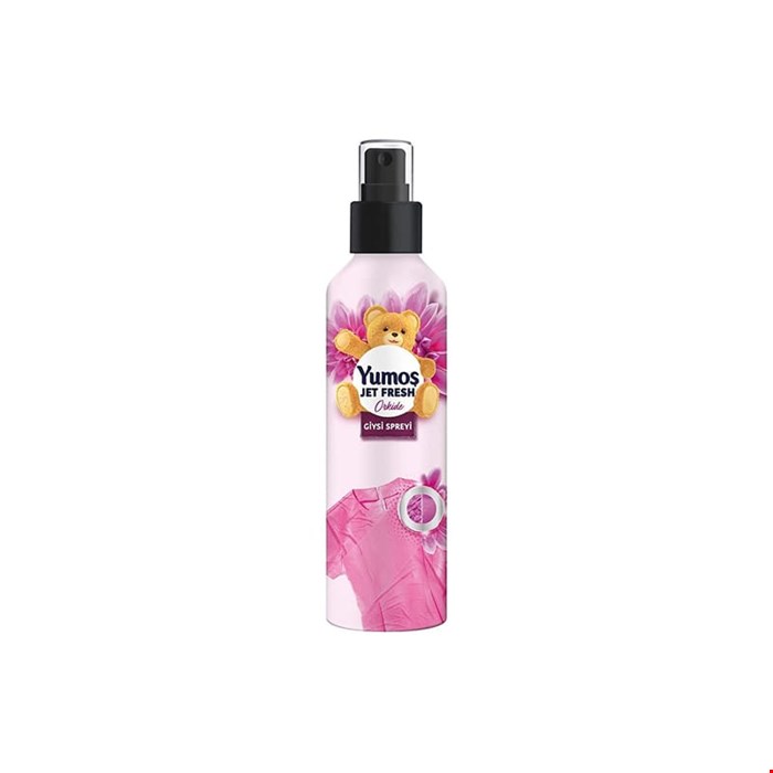 اسپری اتو خوشبو کننده و ضد چروک یوموش با رایحه گل ارکیده Yumoş Jet Fresh Sprey Orkide