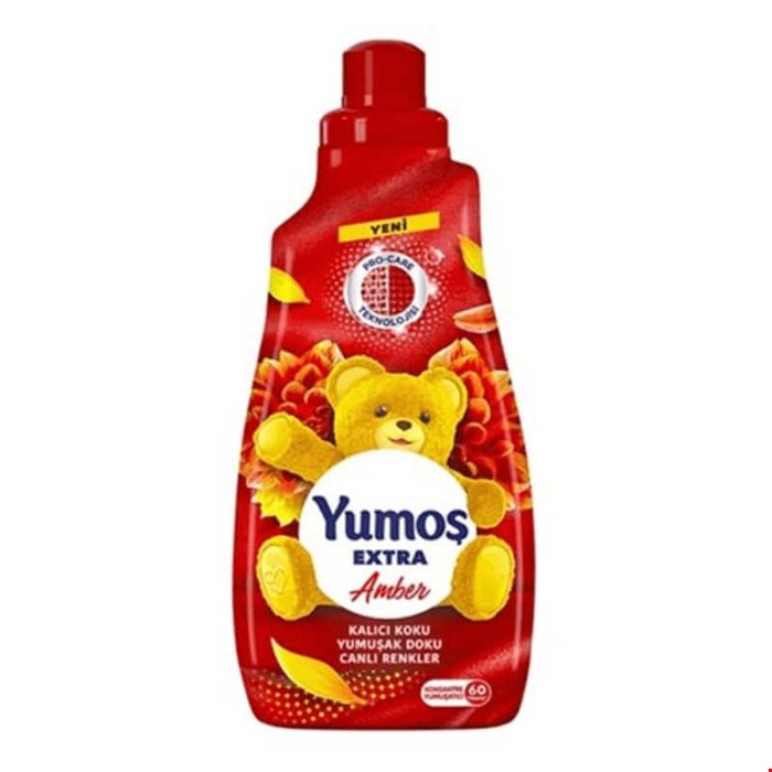 نرم کننده لباس یوموش رایحه گل کهربا Yumos