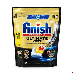 قرص ماشین ظرفشویی فینیش التیمیت پلاس 40 عددی finish Ultimate Plus